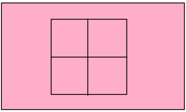 正方形画六边形怎么画?